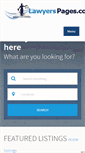 Mobile Screenshot of lawyerspages.com